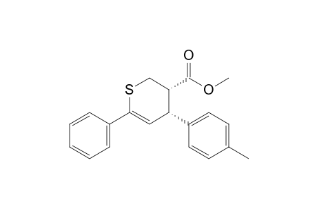 (3S,4S)-Methyl 6-phenyl-4-(4-tolyl)-3,4-dihydrothiopyran-3(2H)-carboxylate