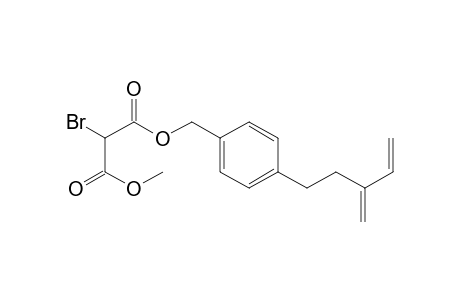 Methyl 4-(3'-Methylidenepent-4'-enyl)benzyl 2-bromopropanedioate