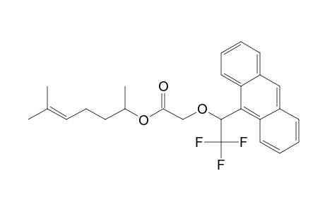 6-Methyl-5-hepten-2-yl .alpha.-[1-(9-anthryl)-2,2,2-trifluoroethoxy]acetate