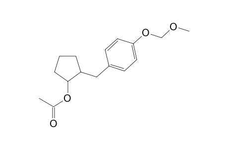 cis-2-(4-Methoxymethoxybenzyl)-1-acetoxycyclopentane