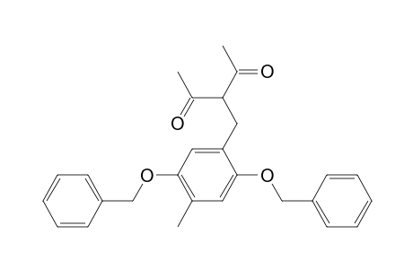 3-{[2,5-Bis(benzyloxy)-4-methylphenyl]methyl}-pentan-2,4-dione
