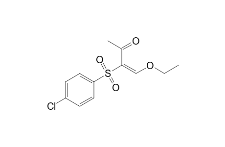 3-(4-Chlorophenylsulfonyl)-4-ethoxybut-3-en-2-one