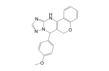 7-(4-methoxyphenyl)-7,12-dihydro-6H-chromeno[4,3-d][1,2,4]triazolo[1,5-a]pyrimidine