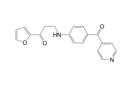 1-(furan-2-yl)-3-{[4-(pyridin-4-ylcarbonyl)phenyl]amino}propan-1-one