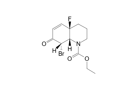 (4aR,8S,8aS)-8-Bromo-4a-fluoro-7-oxo-3,4,4a,7,8,8a-hexahydro-2H-quinoline-1-carboxylic acid ethyl ester