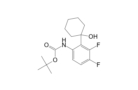 N-[3,4-difluoro-2-(1-hydroxycyclohexyl)phenyl]carbamic acid tert-butyl ester