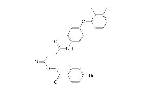 butanoic acid, 4-[[4-(2,3-dimethylphenoxy)phenyl]amino]-4-oxo-, 2-(4-bromophenyl)-2-oxoethyl ester