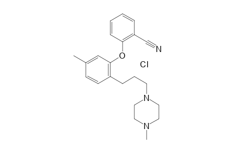 2-(5-Methyl-2-(3-(4-methylpiperazin-1-yl)propyl)phenoxy)benzonitrile hydrochloride