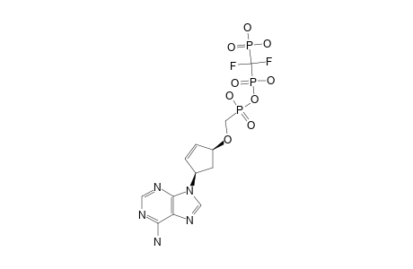 9-[4-(DIFLUOROMETHYLDIPHOSPHONYL)-OXYPHOSPHONYLMETHOXY)-CYCLOPENT-2-ENYL]-ADENINE