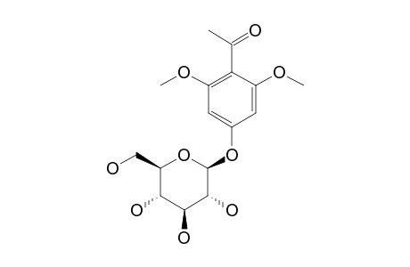 2,6-DIMETHOXYACETOPHENONE-4-O-BETA-D-GLUCOSIDE