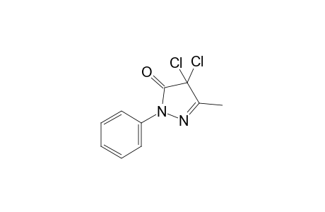 4,4-dichloro-3-methyl-1-phenyl-2-pyrazolin-5-one