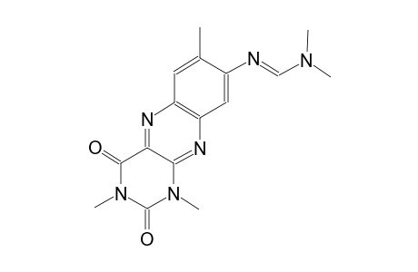 N,N-dimethyl-N'-(1,3,7-trimethyl-2,4-dioxo-1,2,3,4-tetrahydrobenzo[g]pteridin-8-yl)imidoformamide