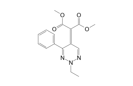 Dimethyl (2'-Ethyl-4'-phenyl-2',5'-dihydro-1,2,3-triazin-5'-ylidene)malonate