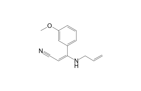 3-(Allylamino)-3-(3-methoxyphenyl)acrylonitrile
