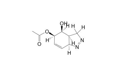 5-Acetoxy-4-hydroxy-3,3a,4,5-tetrahydro-benzo[c]pyrazoline