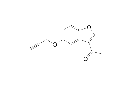 1-[2-Methyl-5-(prop-2-ynyloxy)benzofuran-3-yl]ethanone