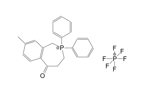 8-methyl-5-oxo-2,2-diphenyl-2,3,4,5-tetrahydro-1H-2-benzophosphepinium hexafluorophosphate