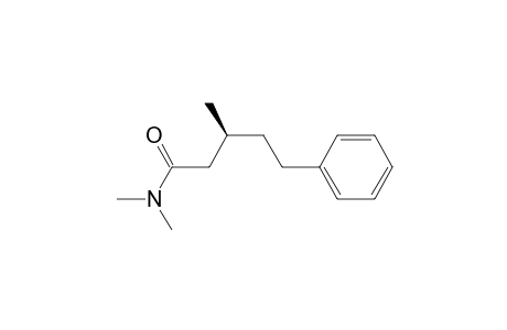 (S)-N,N,3-Trimethyl-5-phenylvalerianamide