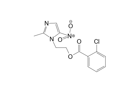 2-(2-Methyl-5-nitro-1H-imidazol-1-yl)ethyl 2-chlorobenzoate