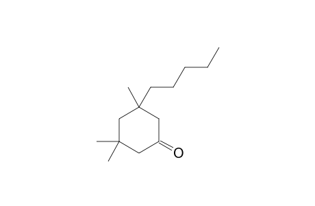 3,3,5-TRIMETHYL-5-PENTYL-1-CYCLOHEXANONE