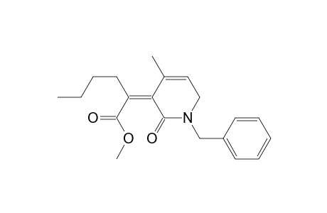 2-(1-Benzyl-4-methyl-2-oxo-1,6-dihydro-2H-pyridin-3-ylidene)hexanoic acid methyl ester