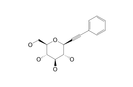(2R,3S,4R,5R,6S)-2-methylol-6-(2-phenylethynyl)tetrahydropyran-3,4,5-triol