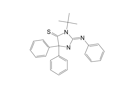 3-TERT.-BUTYL-5,5-DIPHENYL-2-(PHENYLIMINO)-4-THIOXO-1,3-DIAZOLIDINE