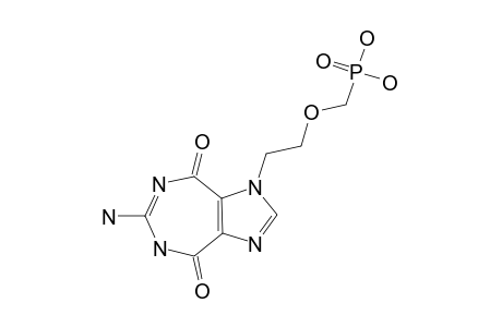 6-AMINO-4,5-DIHYDRO-8H-1-(2-PHOSPHONYLMETHOXYETHYL)-IMIDAZO-[4,5-E]-[1,3]-DIAZEPINE-4,8-DIONE