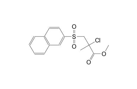 propanoic acid, 2-chloro-2-methyl-3-(2-naphthalenylsulfonyl)-, methyl ester