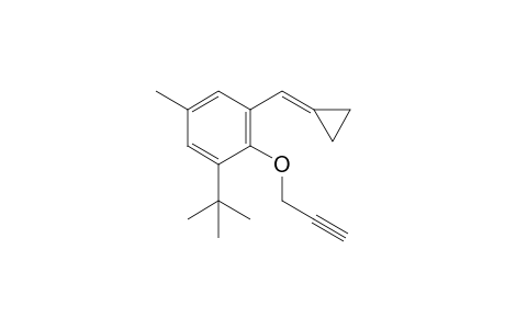 1-tert-butyl-3-(cyclopropylidenemethyl)-5-methyl-2-prop-2-ynoxy-benzene