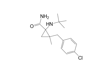 1-(t-Butylamino-2-(4'-chlorobenzyl)-2-methylcyclopropane-1-carboxamide