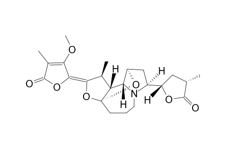 OXYPROTOSTEMONINE;4-METHOXY-3-METHYL-5-[(2Z,3AR)-3AC,10C-EPOXY-1T-METHYL-8T-[(2S)-4C-METHYL-5-OXO-TETRAHYDROFURAN-2R-YL]-(3AR,10AT,10BT)-DECAHYDRO-