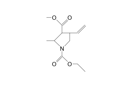 (2S,3R,4S)-1-Ethoxycarbonyl-2-methyl-4-vinyl-pyrrolidine-3-carboxylic acid, methyl ester