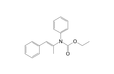 Ethyl N-(1-methyl-2-phenylethenyl)-N-phenylcarbamate
