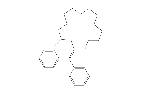 1-(Diphenylmethylidene)-3-methylcyclopentadecane