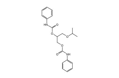 3-isopropoxy-1,2-propanediol, dicarbanilate
