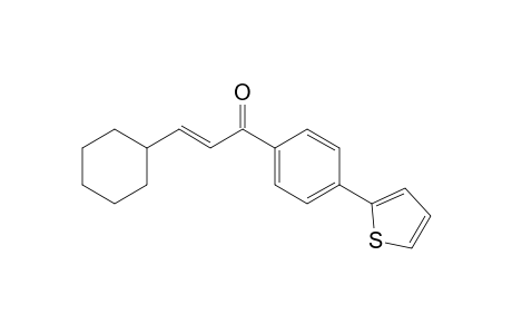(E)-3-cyclohexyl-1-(4-thiophen-2-ylphenyl)-2-propen-1-one