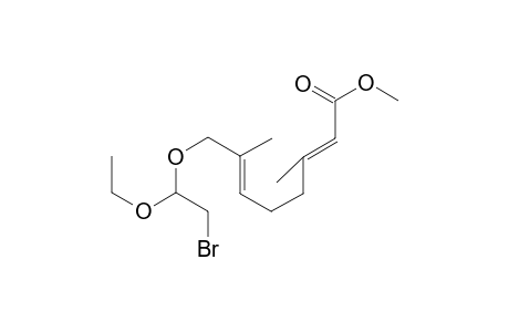 (2E,6E)-Methyl 8-(2'-Bromo-1'-ethoxyethoxy)-3,7-dimethylocta-2,6-dienoate