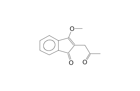 2-ACETONYL-3-METHOXY-2-INDEN-1-ONE