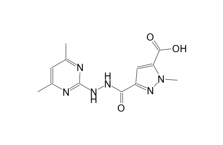 3-{[2-(4,6-dimethyl-2-pyrimidinyl)hydrazino]carbonyl}-1-methyl-1H-pyrazole-5-carboxylic acid