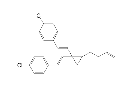 1-[(E)-2-[2-but-3-enyl-1-[(E)-2-(4-chlorophenyl)ethenyl]cyclopropyl]ethenyl]-4-chloranyl-benzene