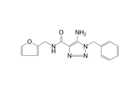 1H-1,2,3-triazole-4-carboxamide, 5-amino-N-(2-furanylmethyl)-1-(phenylmethyl)-