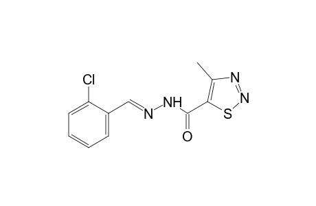 4-methyl-1,2,3-thiadiazole-5-carboxylic acid, (o-chlorobenzylidene)hydrazide