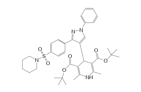 3,5-pyridinedicarboxylic acid, 1,4-dihydro-2,6-dimethyl-4-[1-phenyl-3-[4-(1-piperidinylsulfonyl)phenyl]-1H-pyrazol-4-yl]-, bis(1,1-dimethylethyl) ester