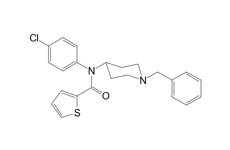 N-(1-Benzylpiperidin-4-yl)-N-(4-chlorophenyl)thiophene-2-carboxamide