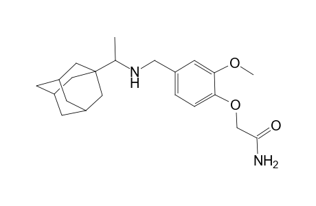 2-[4-[[1-(1-Adamantyl)ethylamino]methyl]-2-methoxy-phenoxy]ethanamide