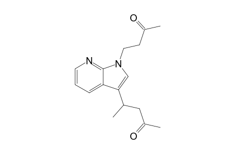 4-[1-(3-ketobutyl)pyrrolo[2,3-b]pyridin-3-yl]pentan-2-one