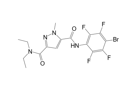 N~5~-(4-bromo-2,3,5,6-tetrafluorophenyl)-N~3~,N~3~-diethyl-1-methyl-1H-pyrazole-3,5-dicarboxamide