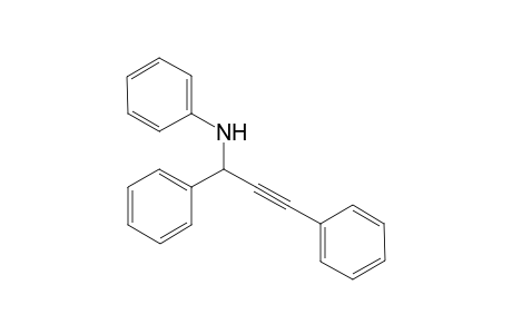 N-(1,3-diphenylprop-2-yn-1-yl)aniline