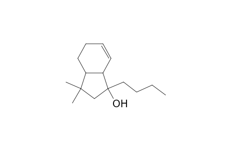 1-Butyl-2,3,3a,4,5,7a-hexahydro-3,3-dimethyl-1H-inden-1-ol